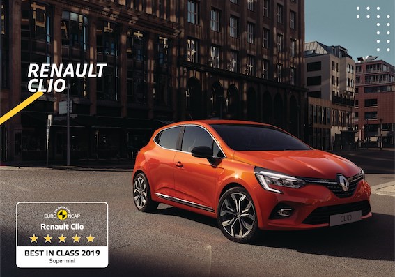 “Euro NCAP” atzīst jauno “Renault Clio” par drošāko auto supermini klasē