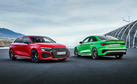 Jaunais Audi RS 3 - ar spēju ieskrieties no 0 līdz 100 km/h 3,8 sekundēs