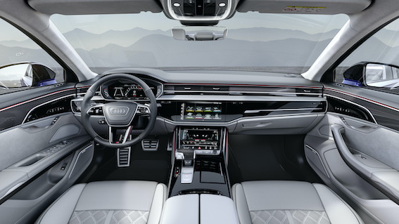 Audi A8 atjauninājums ar inovatīvām tehnoloģijām, uzlabotu dizainu un vēl ar vien ar iekšdedzes dzinēju!