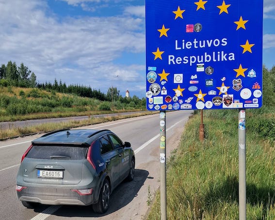 Jauns Lietuvas rekords ar elektrisko auto - 1176 kilometri 20 stundās un 28 minūtēs!