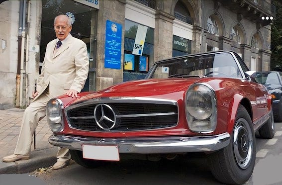 Slavenais Mercedes –Benz dizainers Pols Braks un viņa radītais modelis W 113!