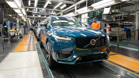 Volvo publicitātes foto