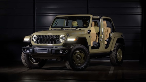 Jeep Wrangler 4xe Willys '41 - piemiņas sērija tālajiem 1945. gada notikumiem