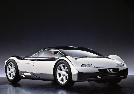 Audi Avus Quattro koncepts - pamēģini uzminēt, kur priekšā un, kur aizmugure!