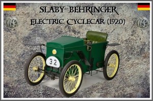 Slaby- Behringer Electric Cyclecar 1920