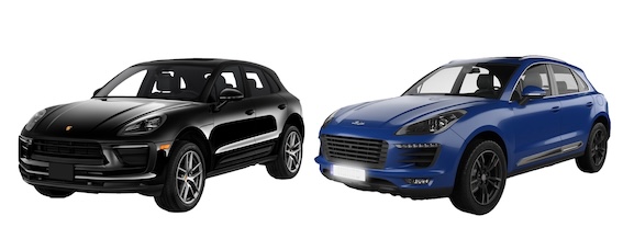 Zotye SR9 – Ķīnas klons Porsche Macan, ko Zotye Auto ražoja 2016.–2020. gadā.Dzinējs: 2.0 L turbo (190 ZS) vai 1.5 L turbo (156 ZS). Piedziņa: Priekšpiedziņa, 5/6 ātrumu manuālā vai DCT automāts. Veiktspēja: 0–100 km/h ~9–10 s. Dizains: gandrīz identisks Macan ārēji (priekšdaļa, sāni, lukturi), bet lētāka apdare. Interjers: plastmasa, 8" ekrāns, pamata komforts. Cena (Ķīnā): ~15 000–20 000 €. Ražošana apturēta pēc Porsche tiesvedības spiediena.